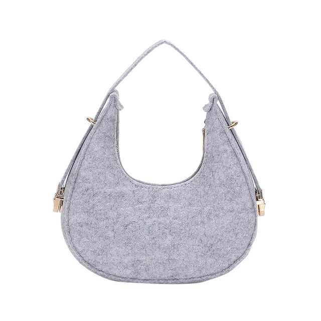 Minimalist Hobo Bag in Soft Taupe