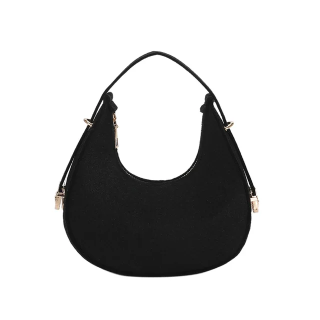 Minimalist Hobo Bag in Soft Taupe