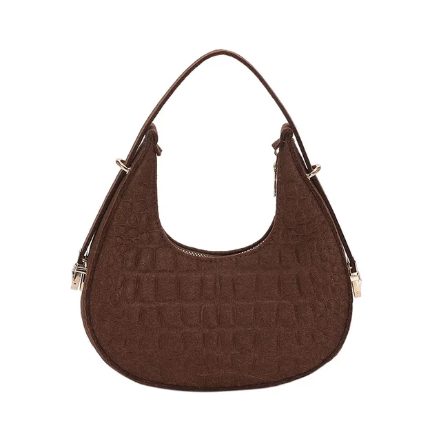 Minimalist Hobo Bag in Soft Taupe